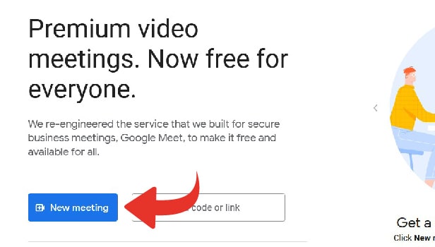 Image titled share screen in google meet Step-1